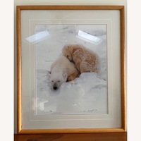 Bears in Snow Wall Art