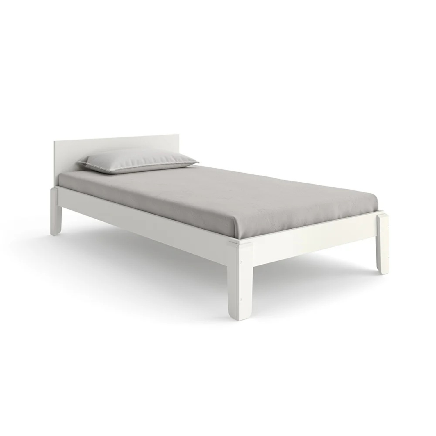 Oeuf Perch White Wood Twin Bed - image-0