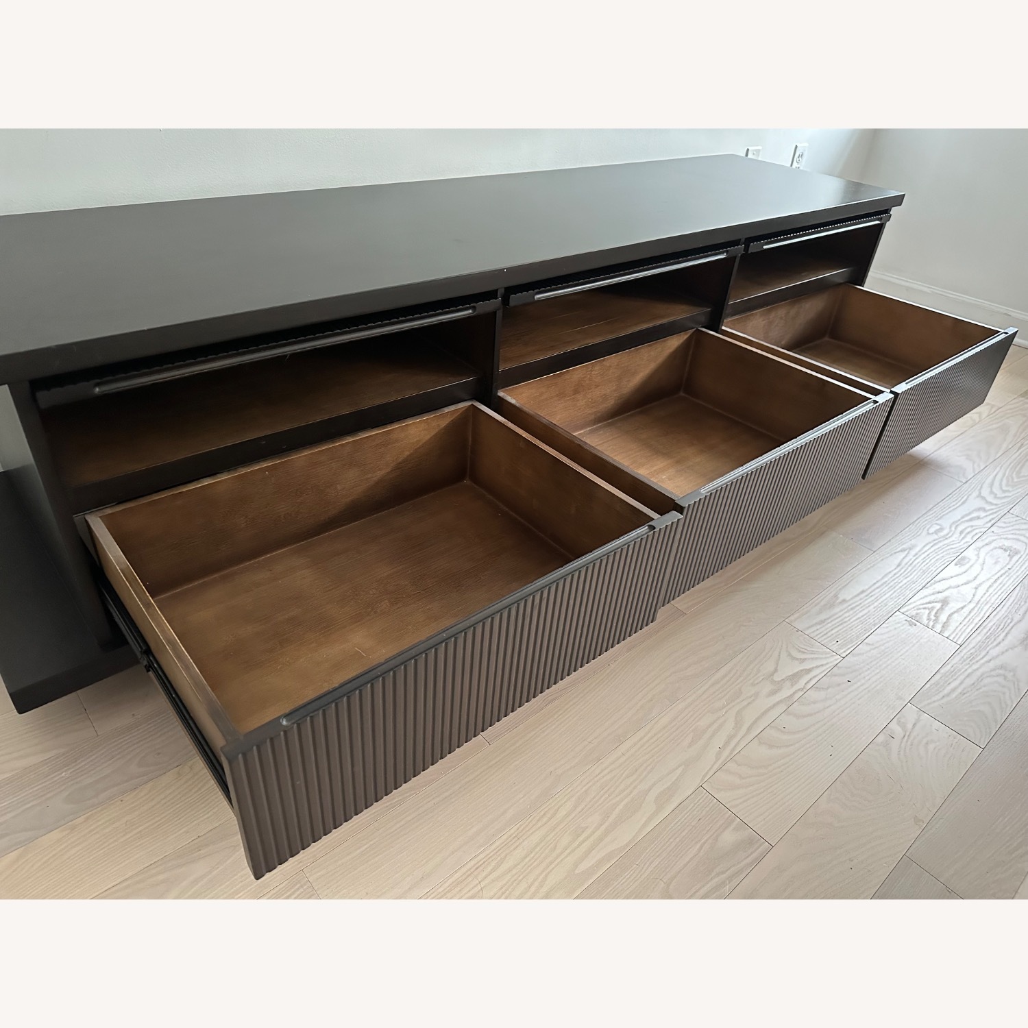 Room & Board Dark Brown Wood Media Storage - image-5