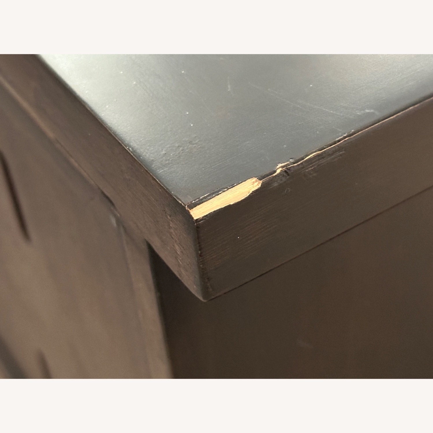 Room & Board Dark Brown Wood Media Storage - image-3