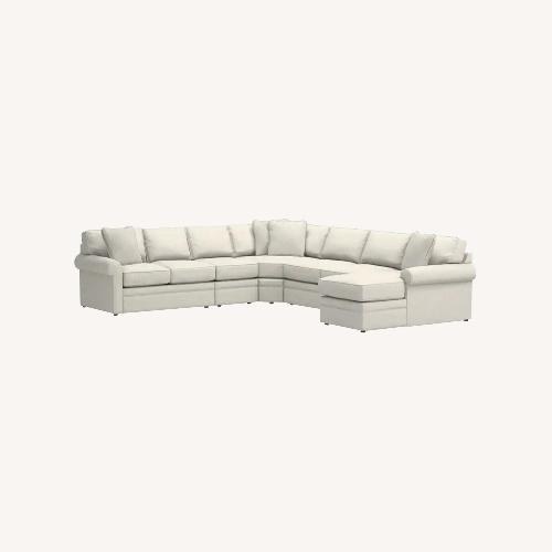 Used La-Z-Boy Collins Natural Fabric 3+ Piece Sectional for sale on AptDeco
