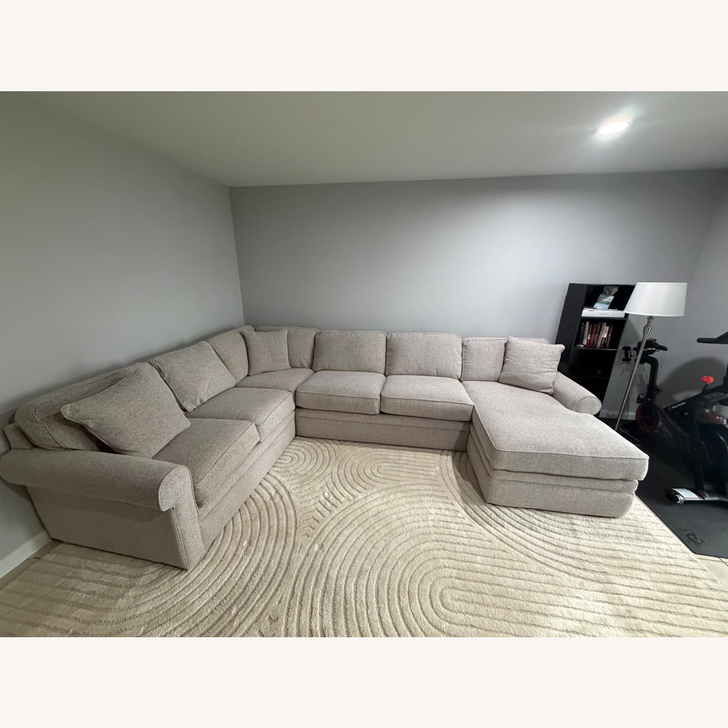 La-Z-Boy Collins Natural Fabric 3+ Piece Sectional - image-1