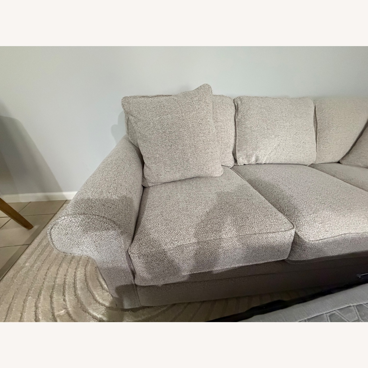 La-Z-Boy Collins Natural Fabric 3+ Piece Sectional - image-6