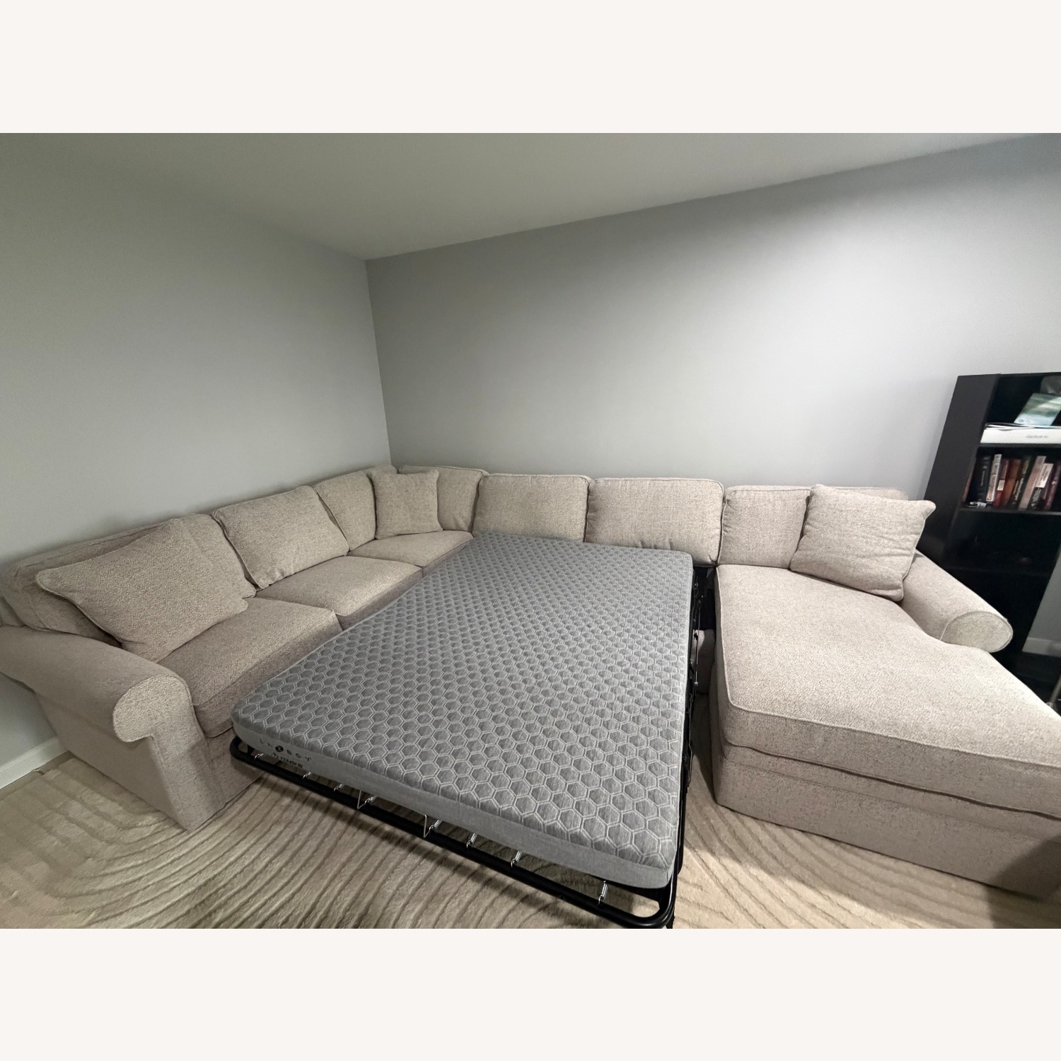 La-Z-Boy Collins Natural Fabric 3+ Piece Sectional - image-3