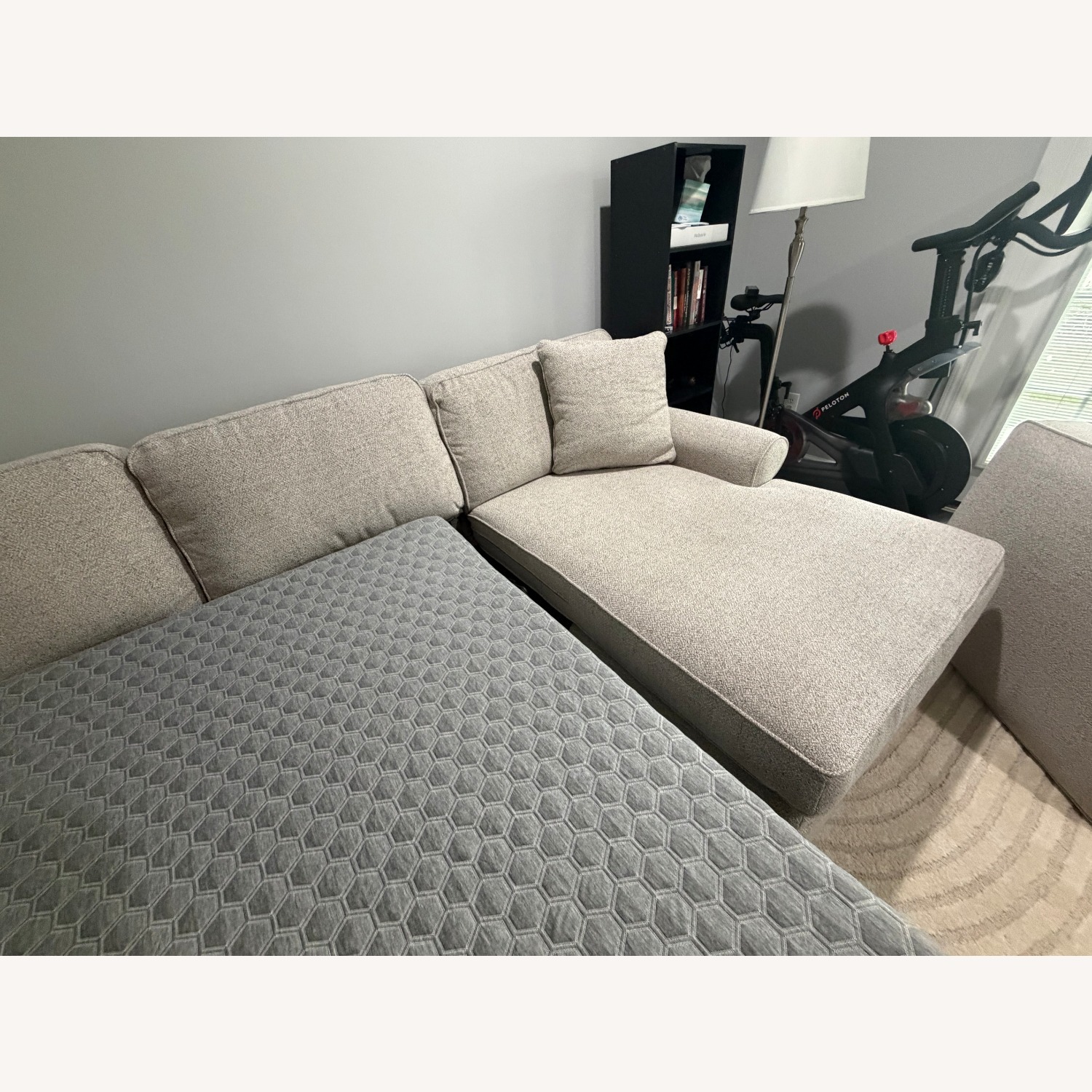 La-Z-Boy Collins Natural Fabric 3+ Piece Sectional - image-7