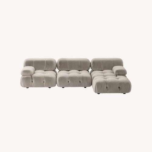 Used Natural Boucle 3+ Piece Sectional for sale on AptDeco