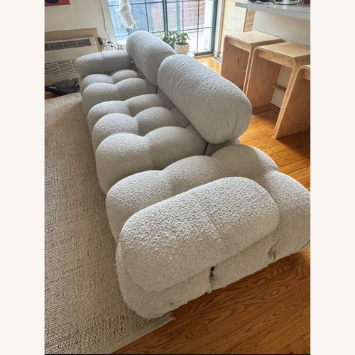 Used Natural Boucle 3+ Piece Sectional for sale on AptDeco