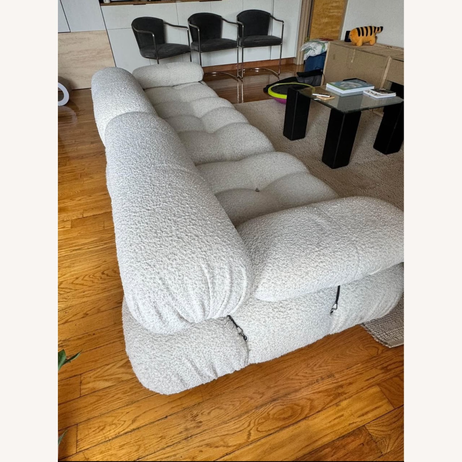 Natural Boucle 3+ Piece Sectional - image-2