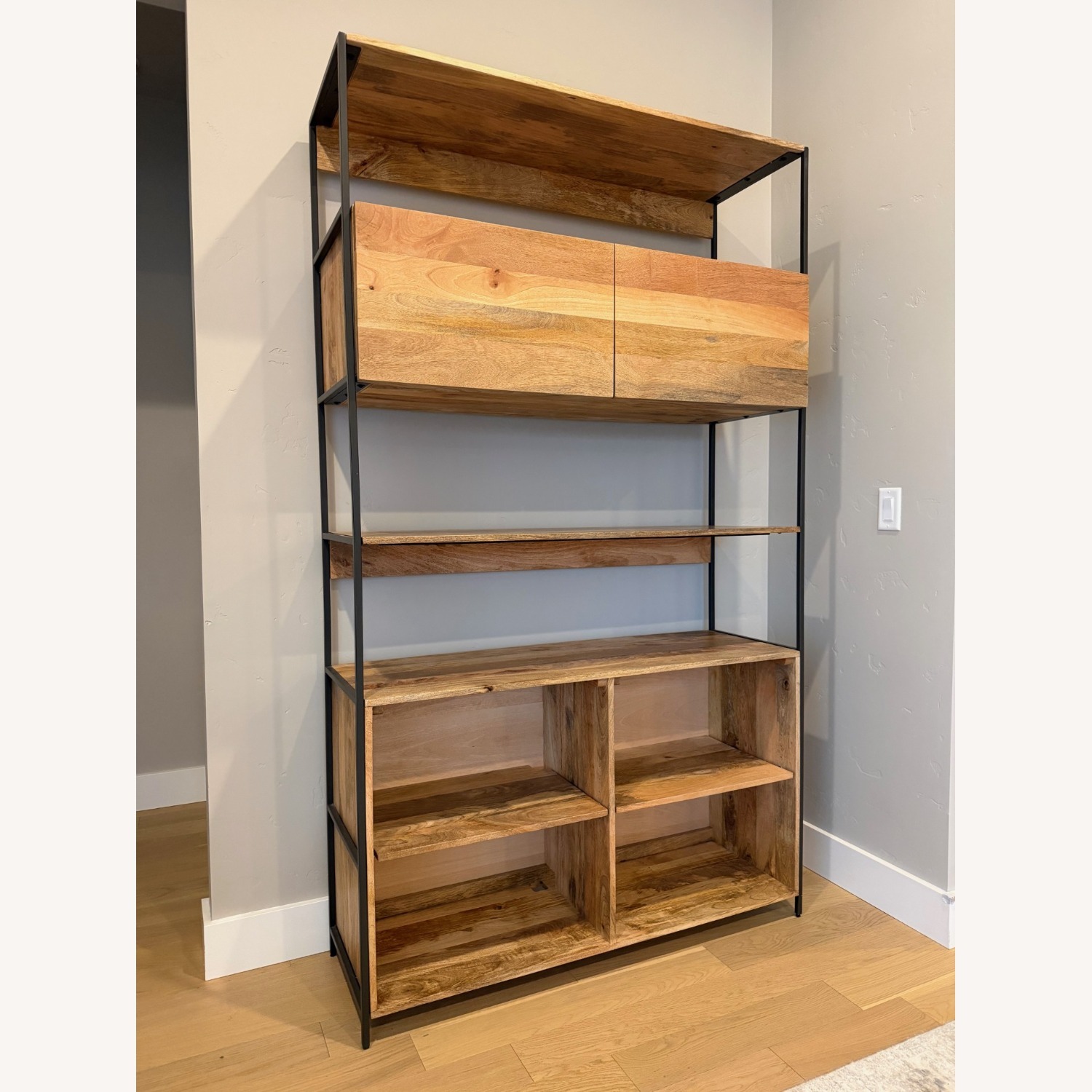 West Elm Industrial Storage Bookcase (48") - image-3