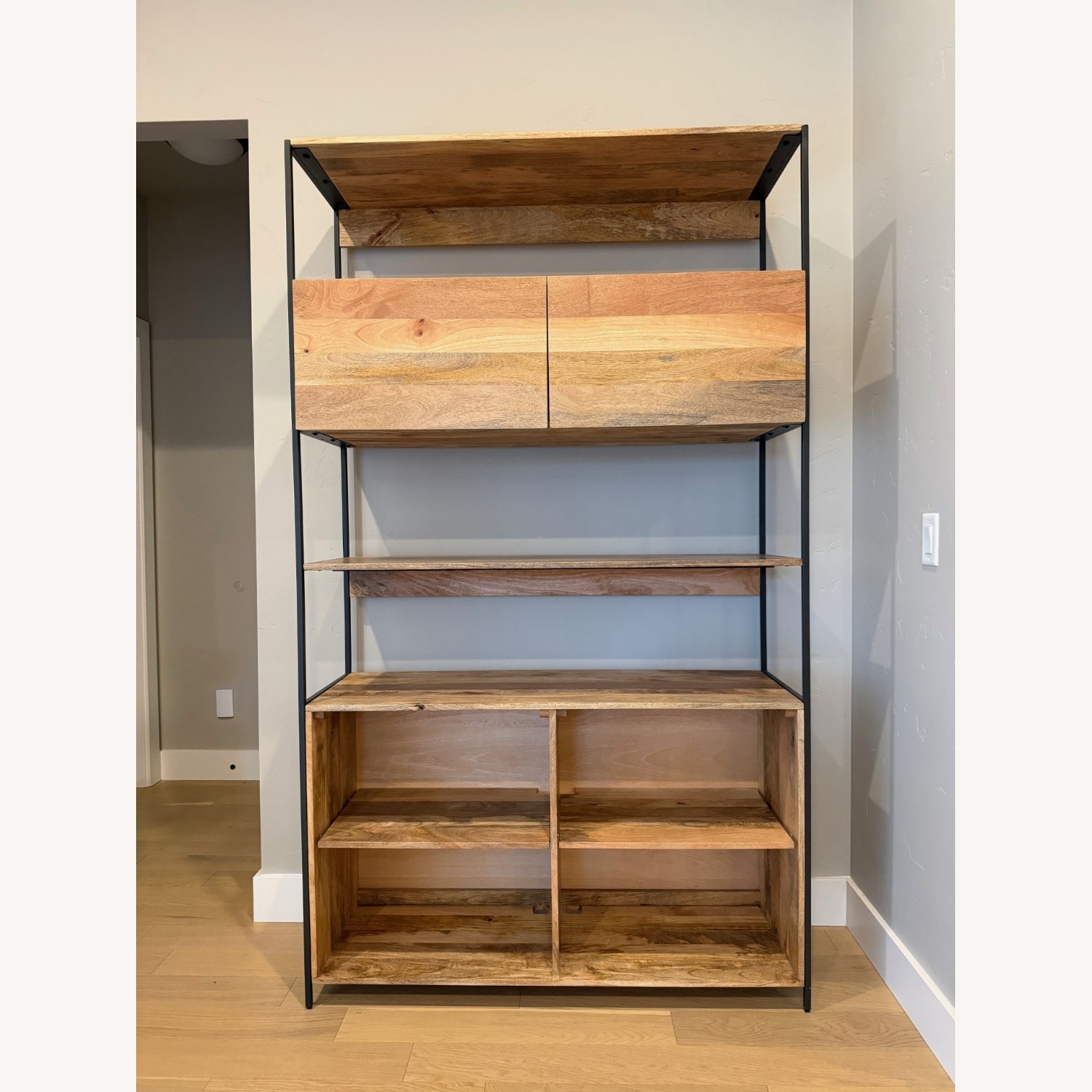 West Elm Industrial Storage Bookcase (48") - image-1