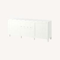 IKEA White Wood Sideboard