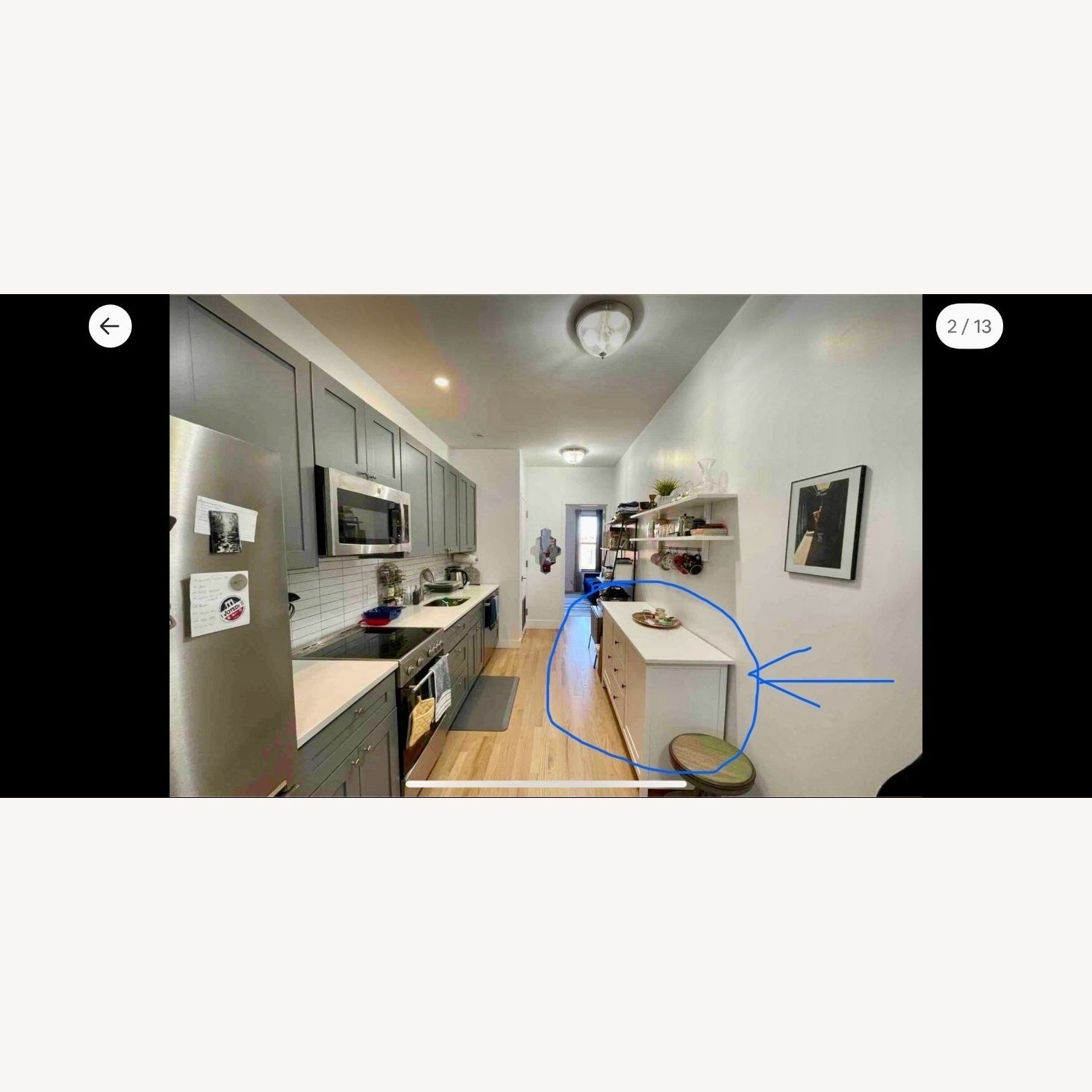 IKEA White Wood Sideboard - image-2