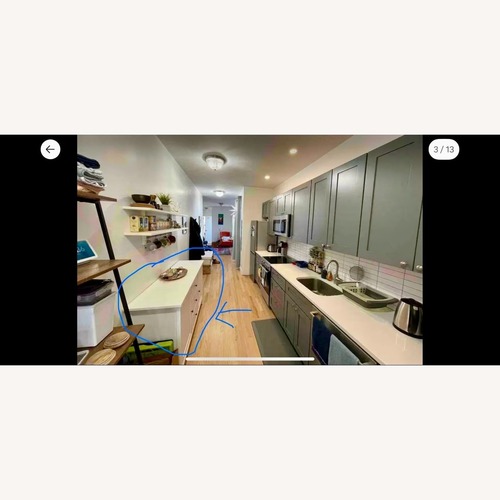 Used IKEA White Wood Sideboard for sale on AptDeco