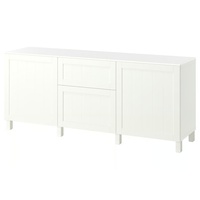 IKEA White Wood Sideboard