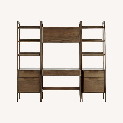 Used Crate & Barrel Light Gray Wood Bookcase for sale on AptDeco