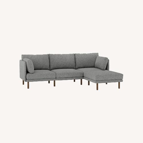 Used Burrow 4-Seater Grey Couch for sale on AptDeco