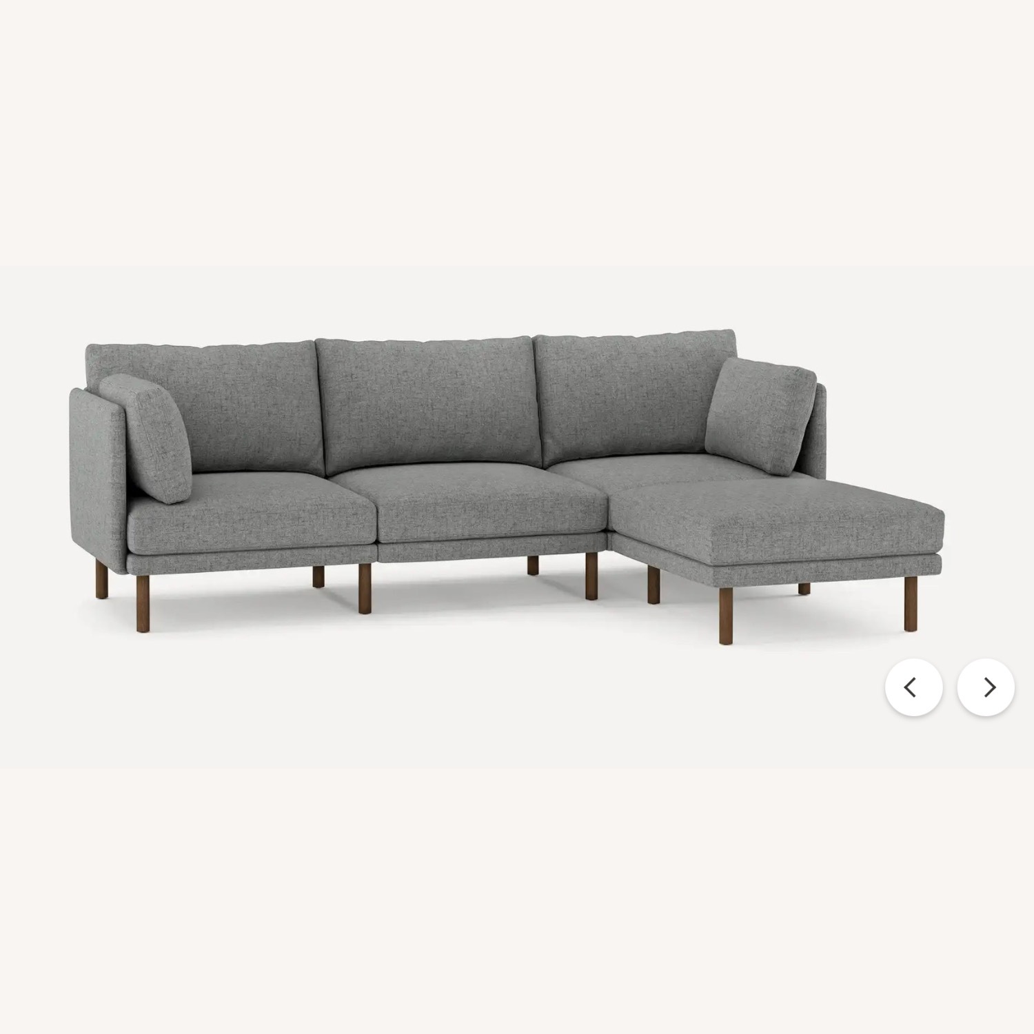 Burrow 4-Seater Grey Couch - image-3