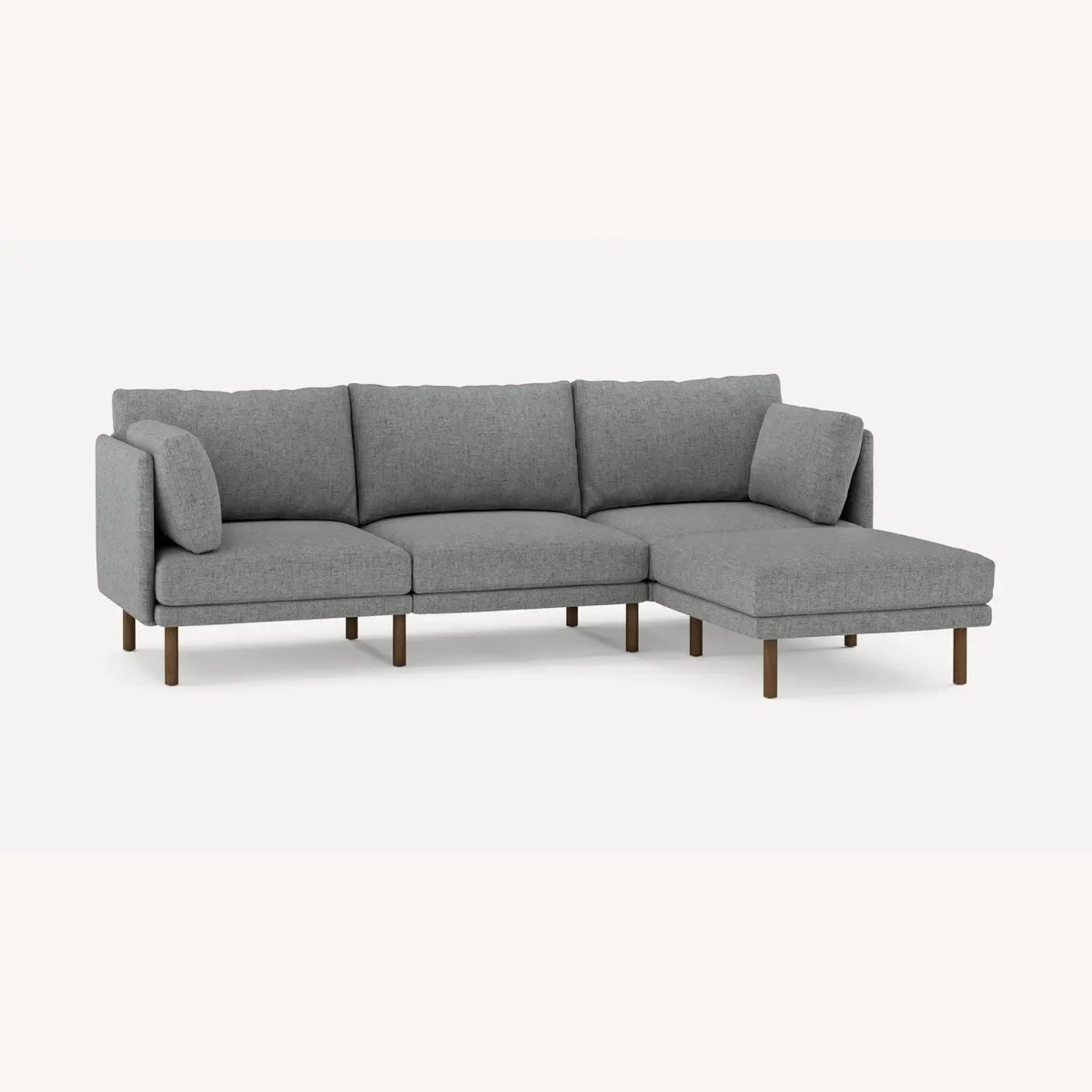 Burrow 4-Seater Grey Couch - image-0