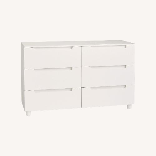 Used Pottery Barn Kids Arlen White Wood Armoire for sale on AptDeco