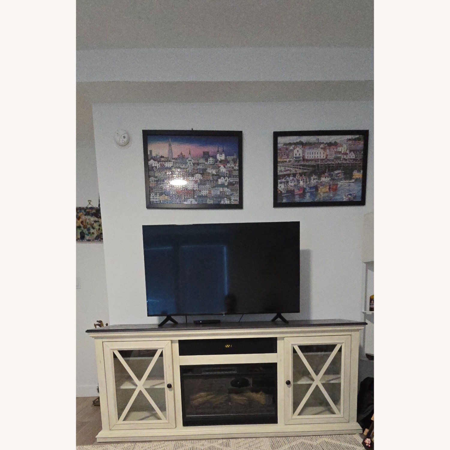 Raymour & Flanigan Hadley Fireplace Wall Unit - image-3