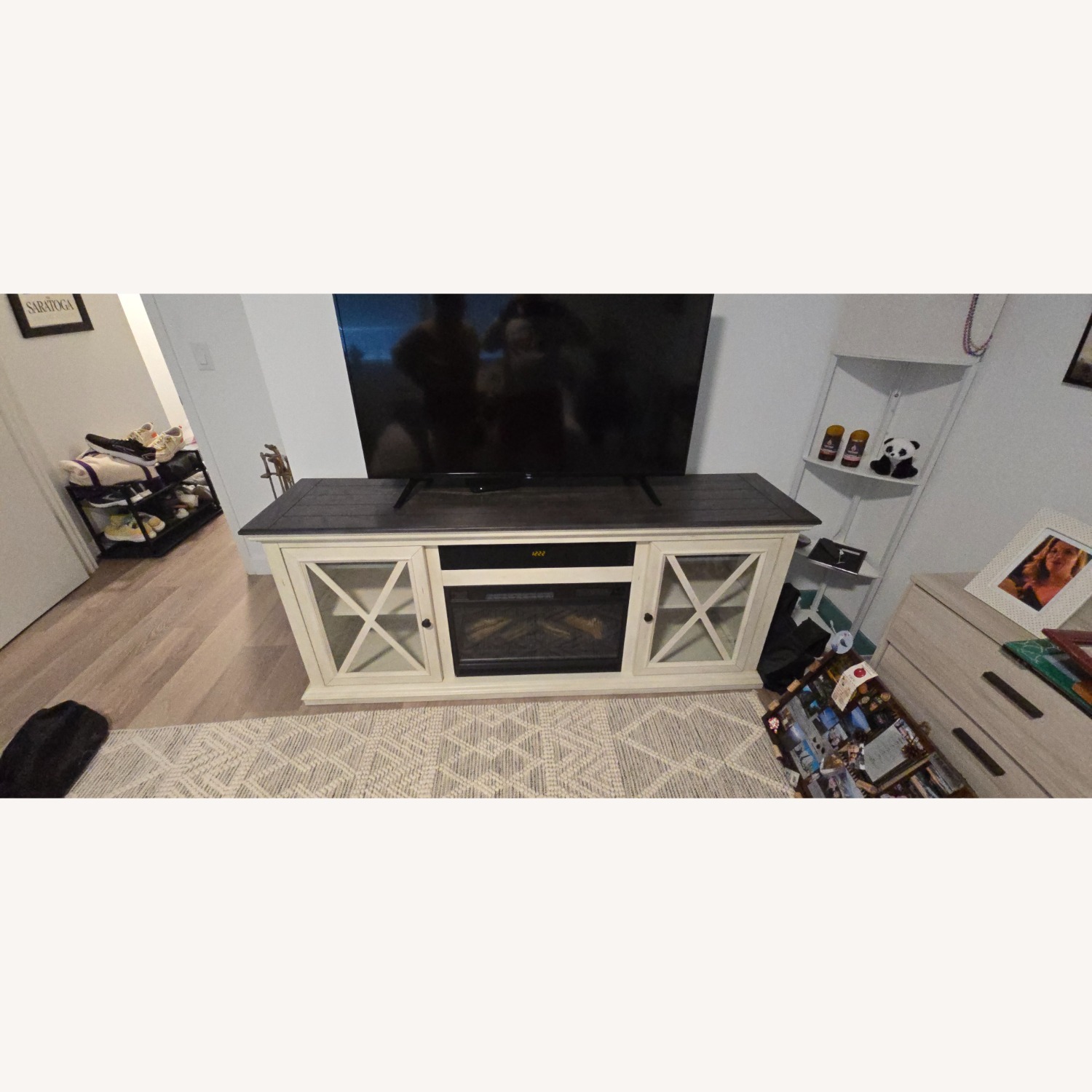 Raymour & Flanigan Hadley Fireplace Wall Unit - image-2