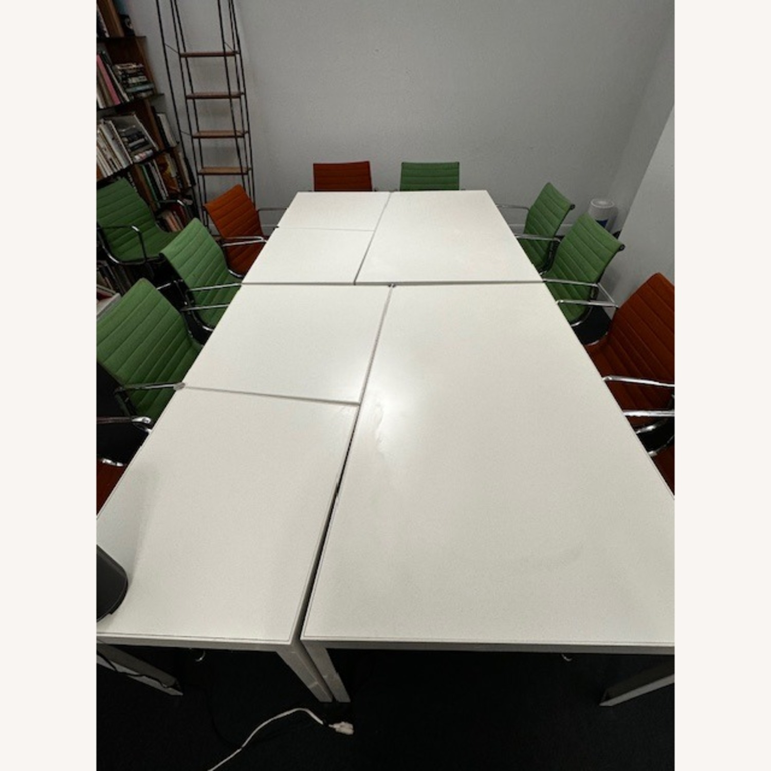 De Padova White Stainless Steel Dining Table - image-9