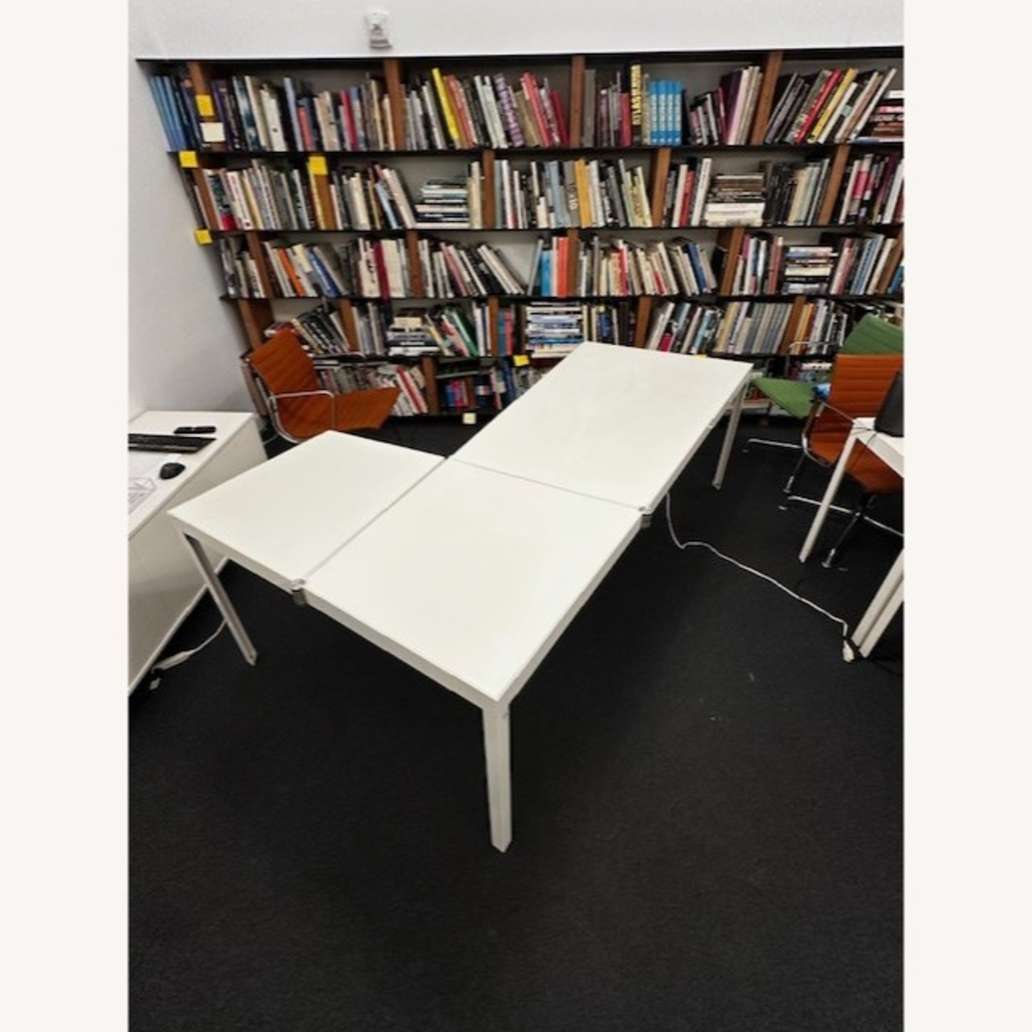 De Padova White Stainless Steel Dining Table - image-8