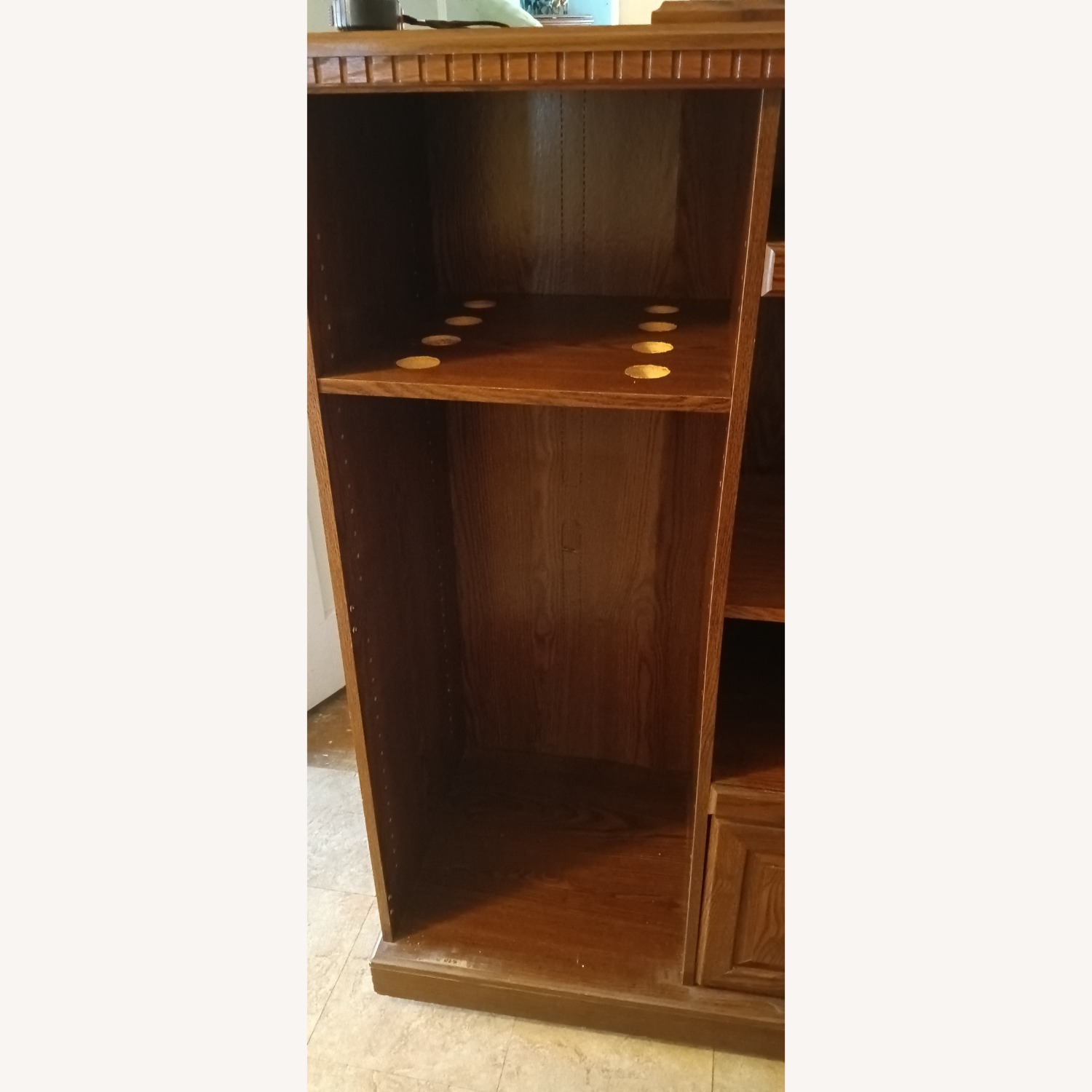 Wooden Entertainment Center - image-5