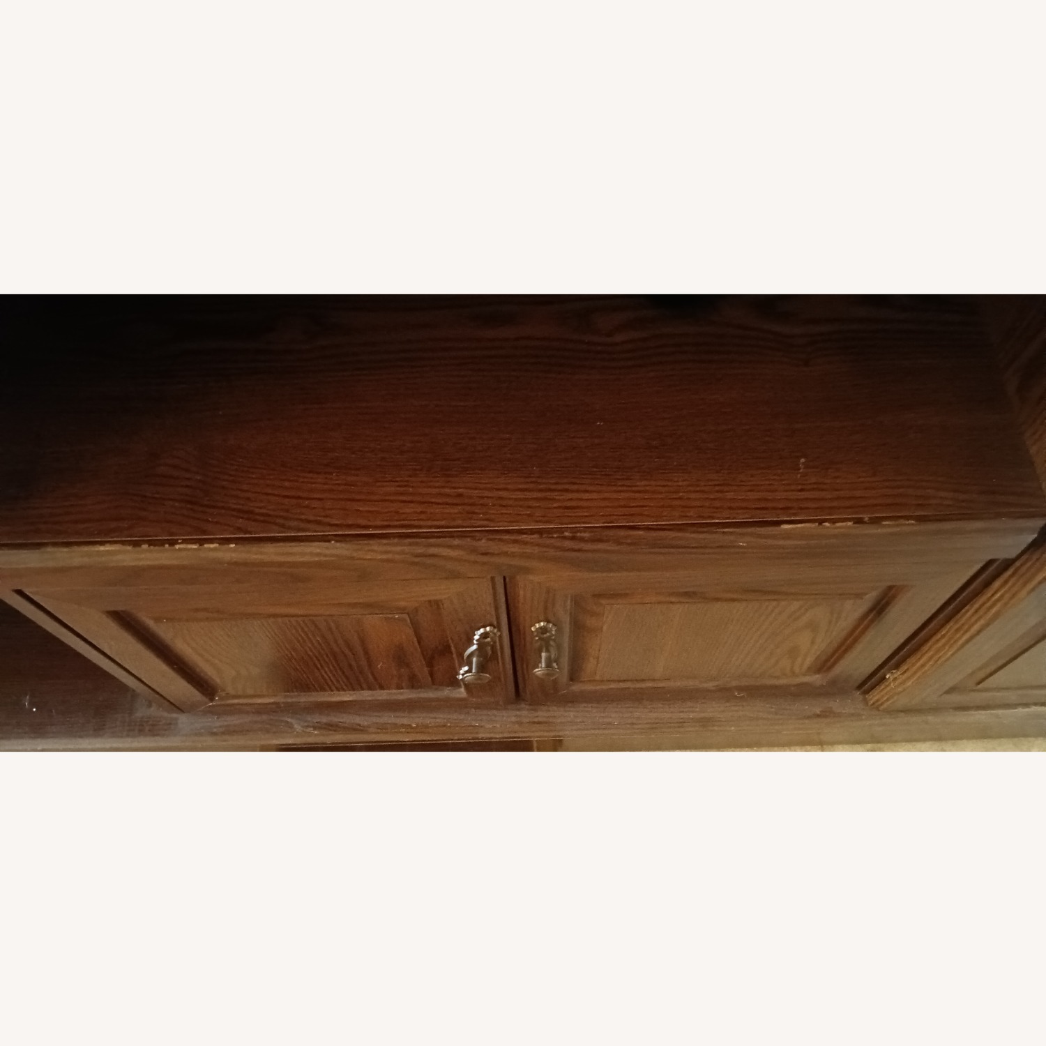 Wooden Entertainment Center - image-3