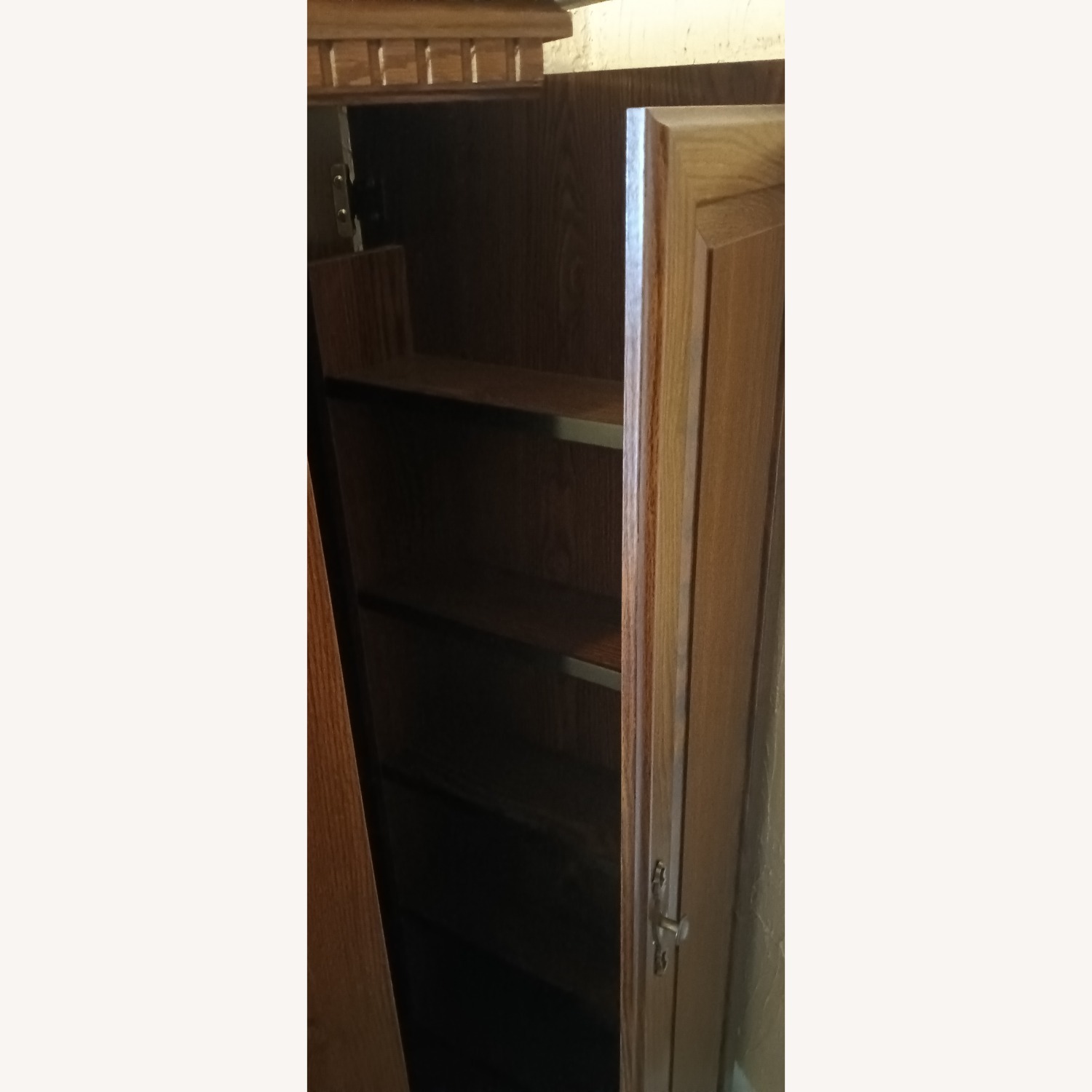 Wooden Entertainment Center - image-6