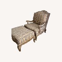 Pottery Barn Kids Accent Chair & Ottoman Set