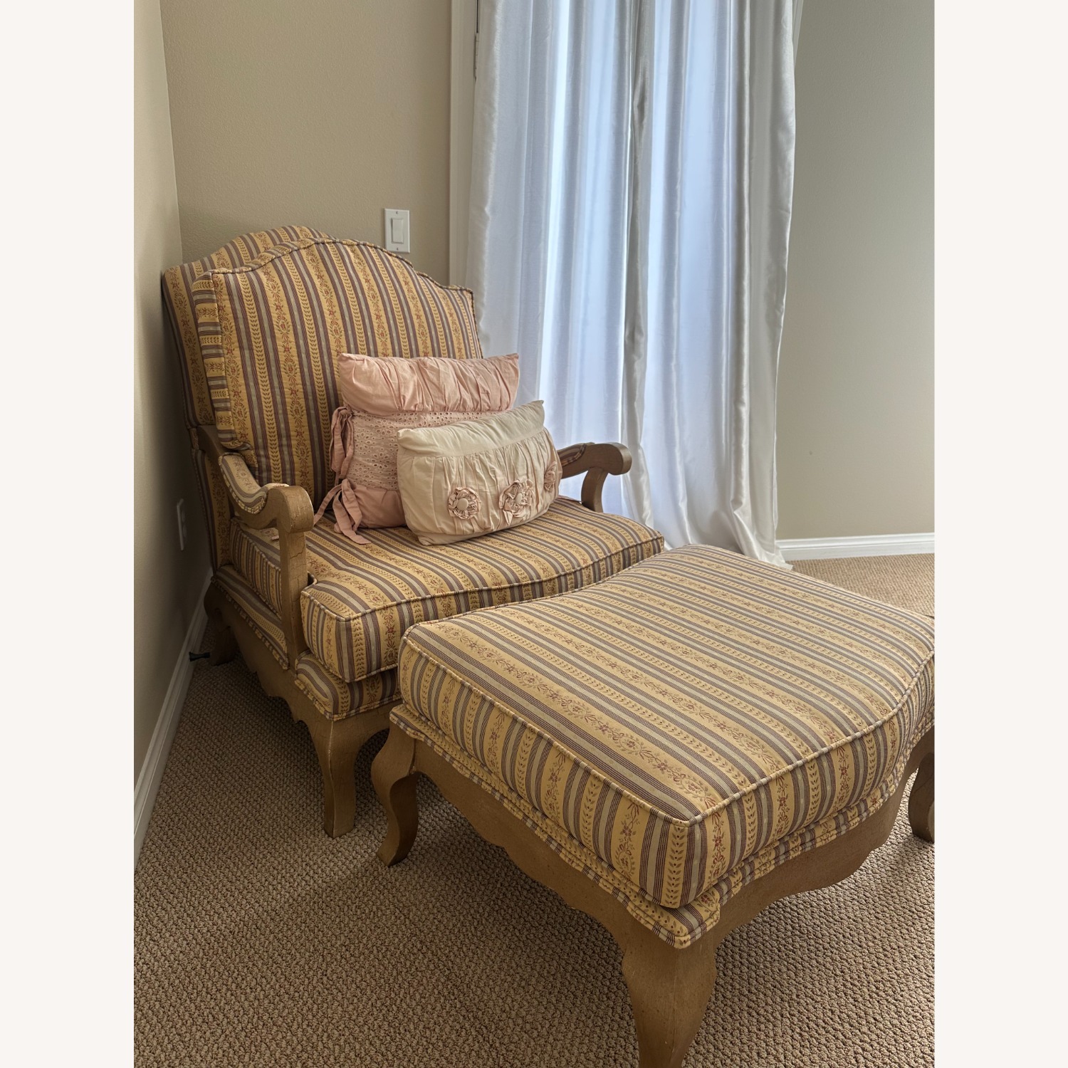 Pottery Barn Kids Accent Chair & Ottoman Set - image-2