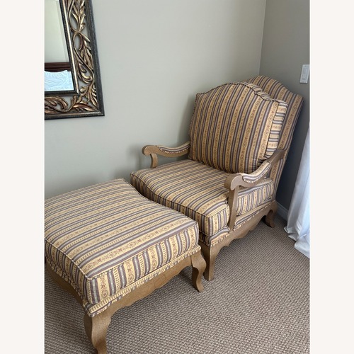 Used Pottery Barn Kids Accent Chair & Ottoman Set for sale on AptDeco