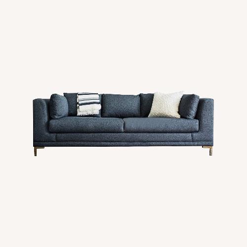 Used Apt2b Dylan Blue Fabric 3+ Seater Sofa for sale on AptDeco