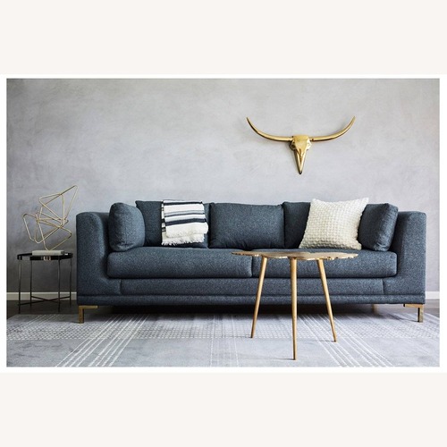 Used Apt2b Dylan Blue Fabric 3+ Seater Sofa for sale on AptDeco