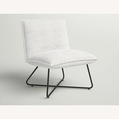 Used Vicolo Sherpa Upholstered Accent Chair for sale on AptDeco