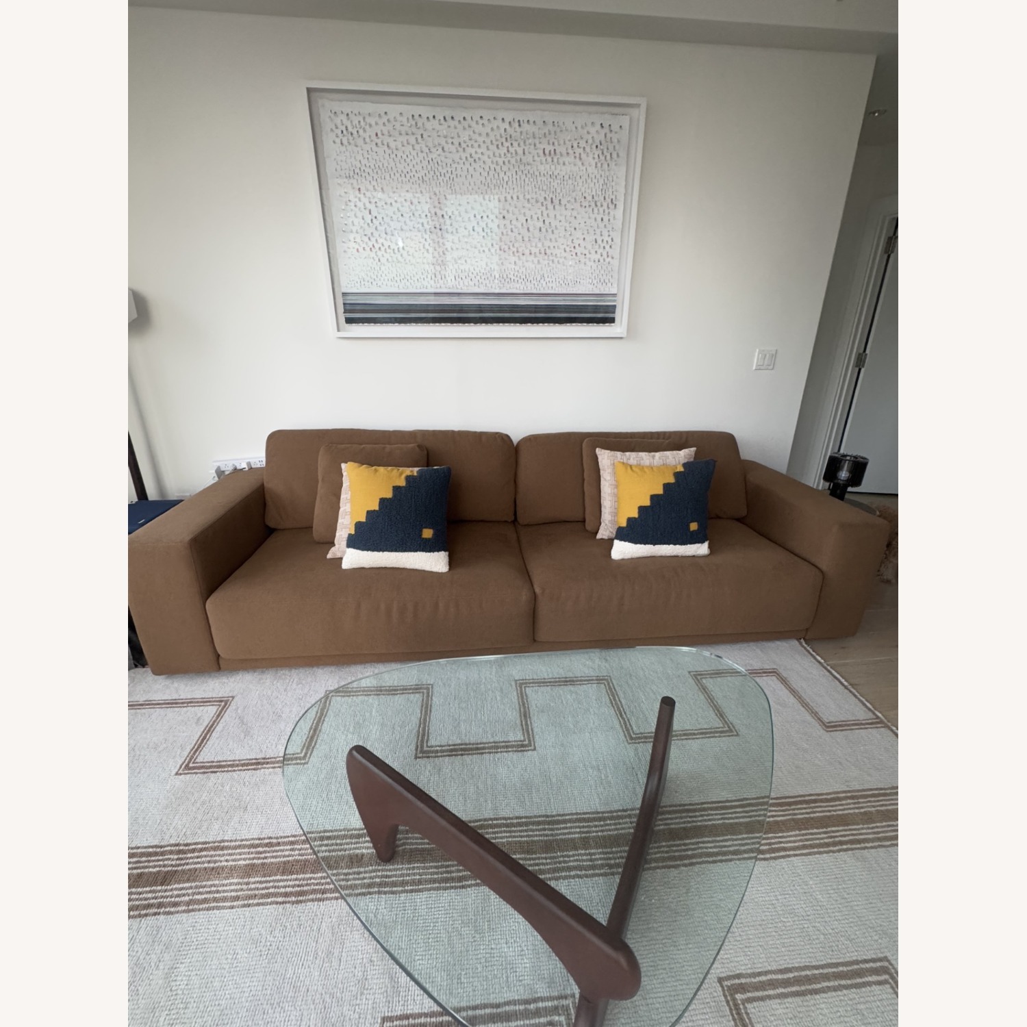 Restoration Hardware Bella Fabric 2 Seat Sofa - image-1