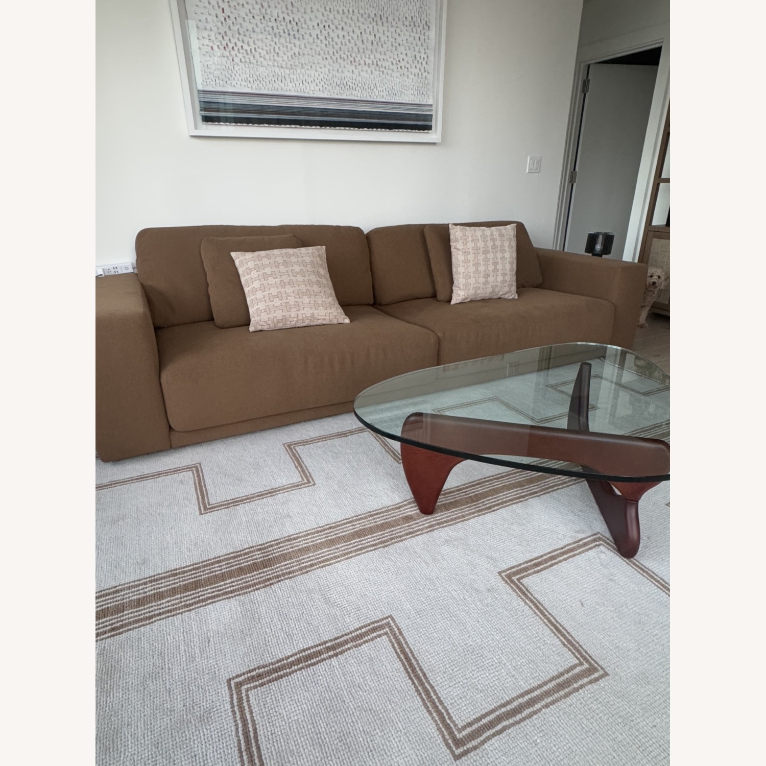 Restoration Hardware Bella Fabric 2 Seat Sofa - image-2