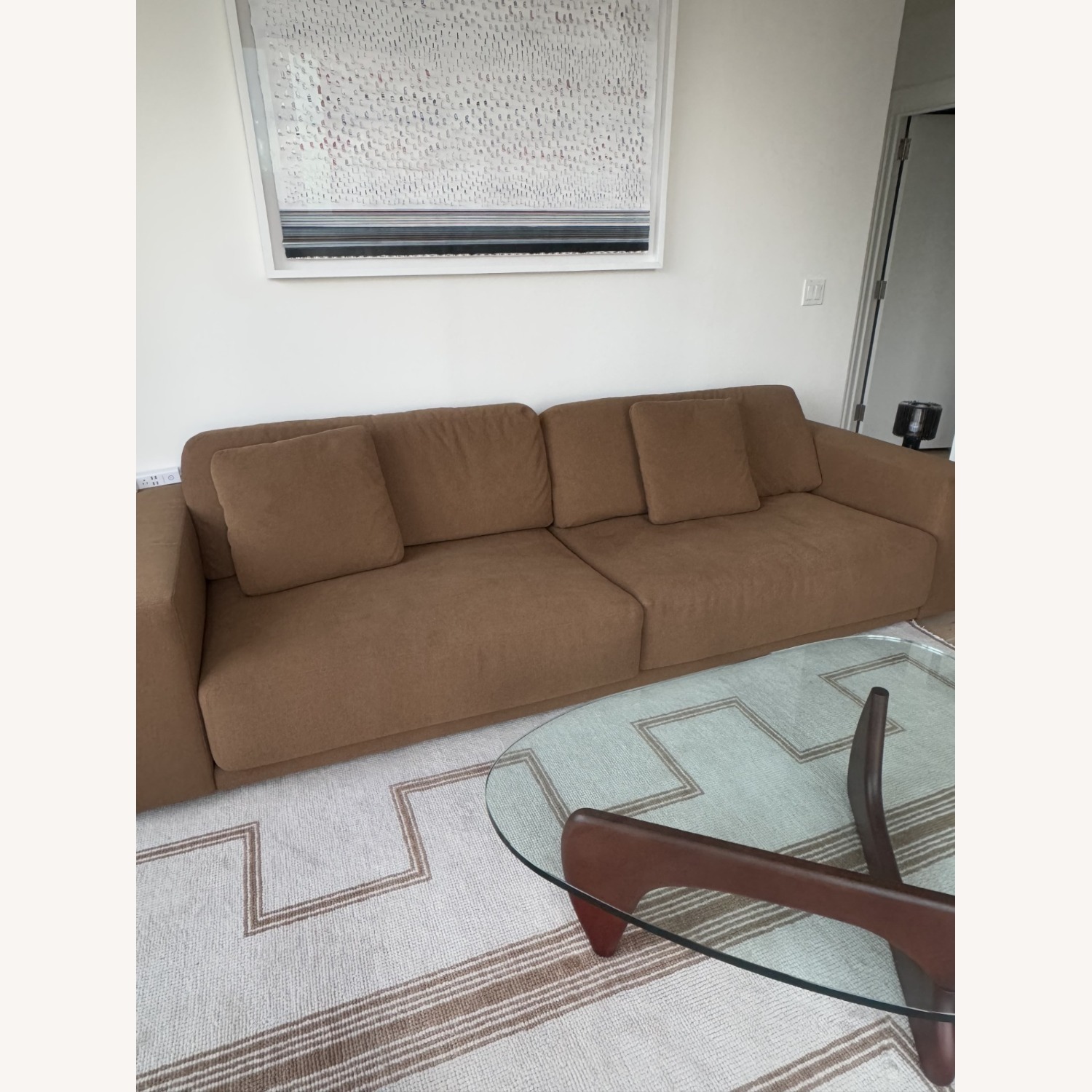 Restoration Hardware Bella Fabric 2 Seat Sofa - image-3