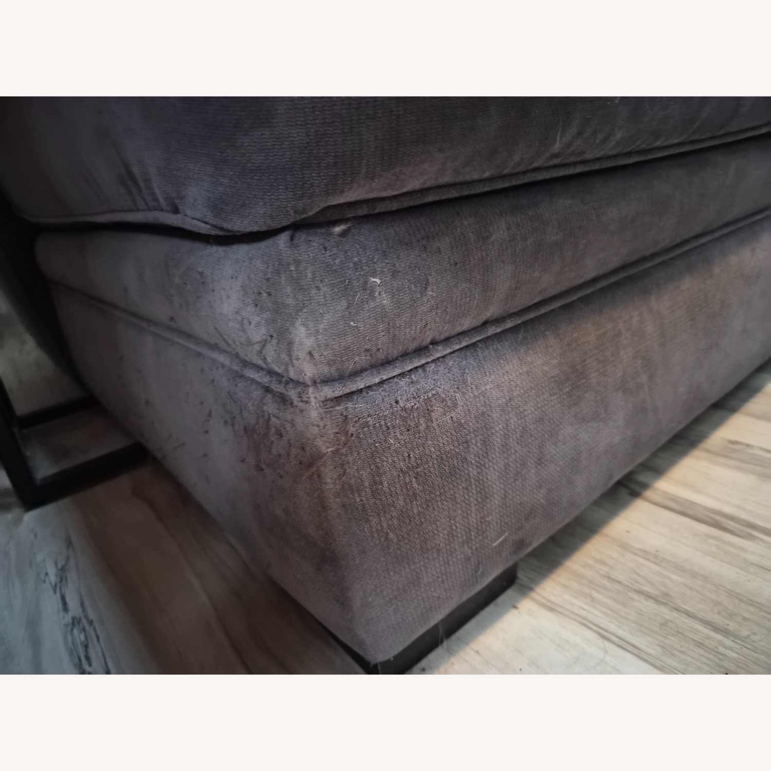 Raymour & Flanigan Dark Gray 3+ Piece Sectional - image-6