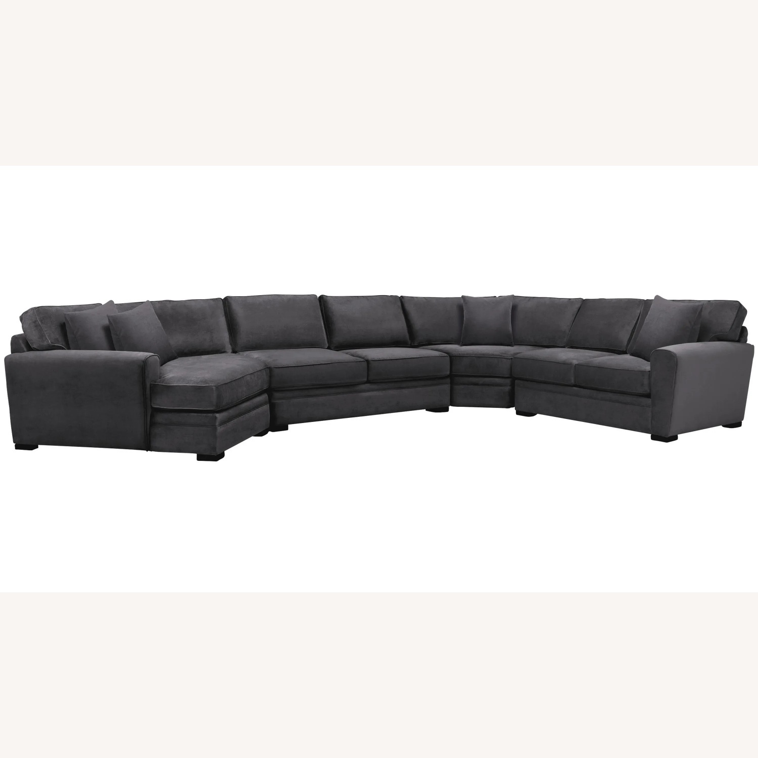 Raymour & Flanigan Dark Gray 3+ Piece Sectional - image-0