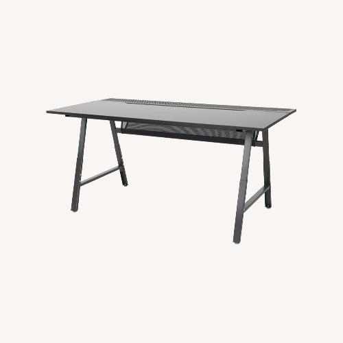 Used IKEA Black Desk for sale on AptDeco