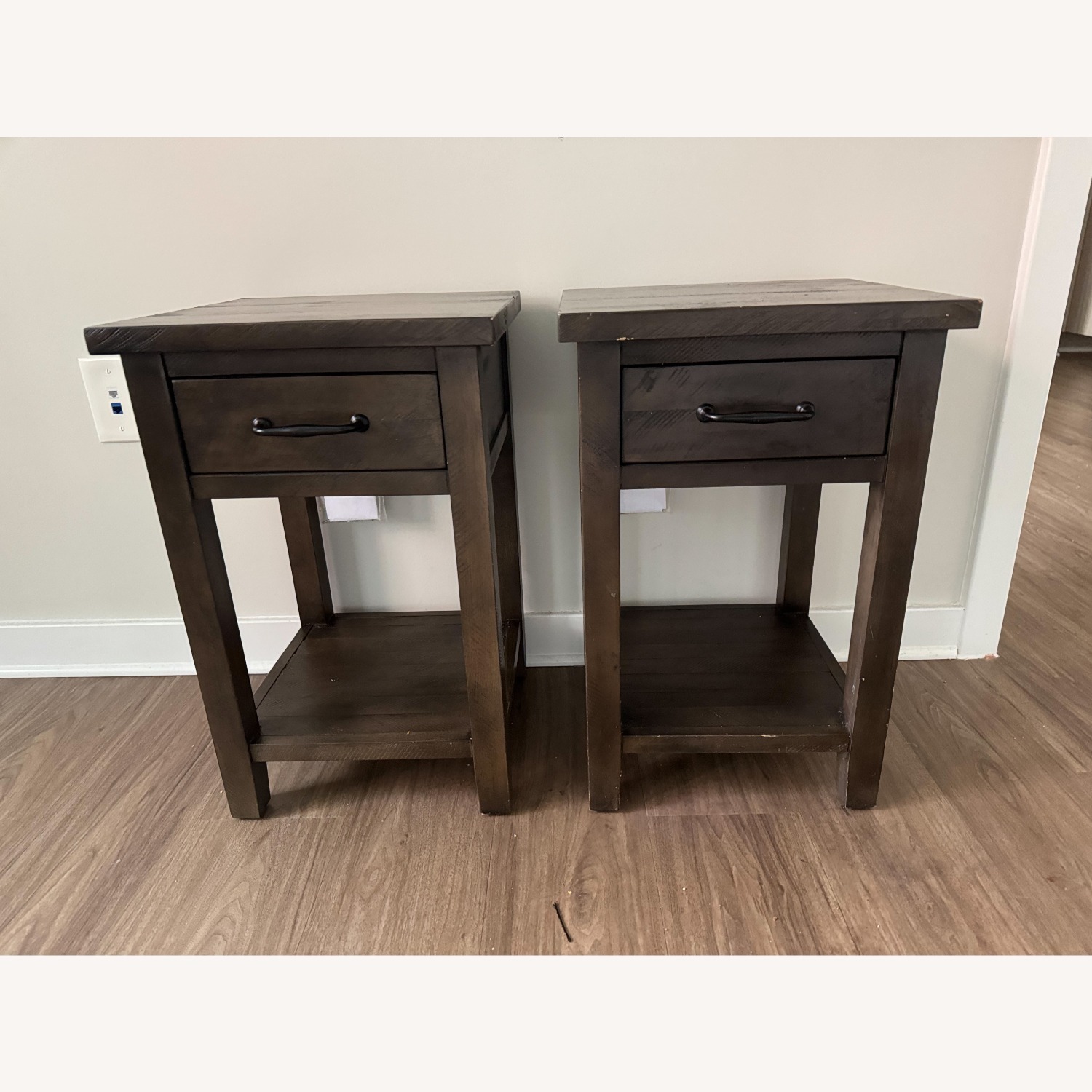 Dark Brown Nightstands - image-1