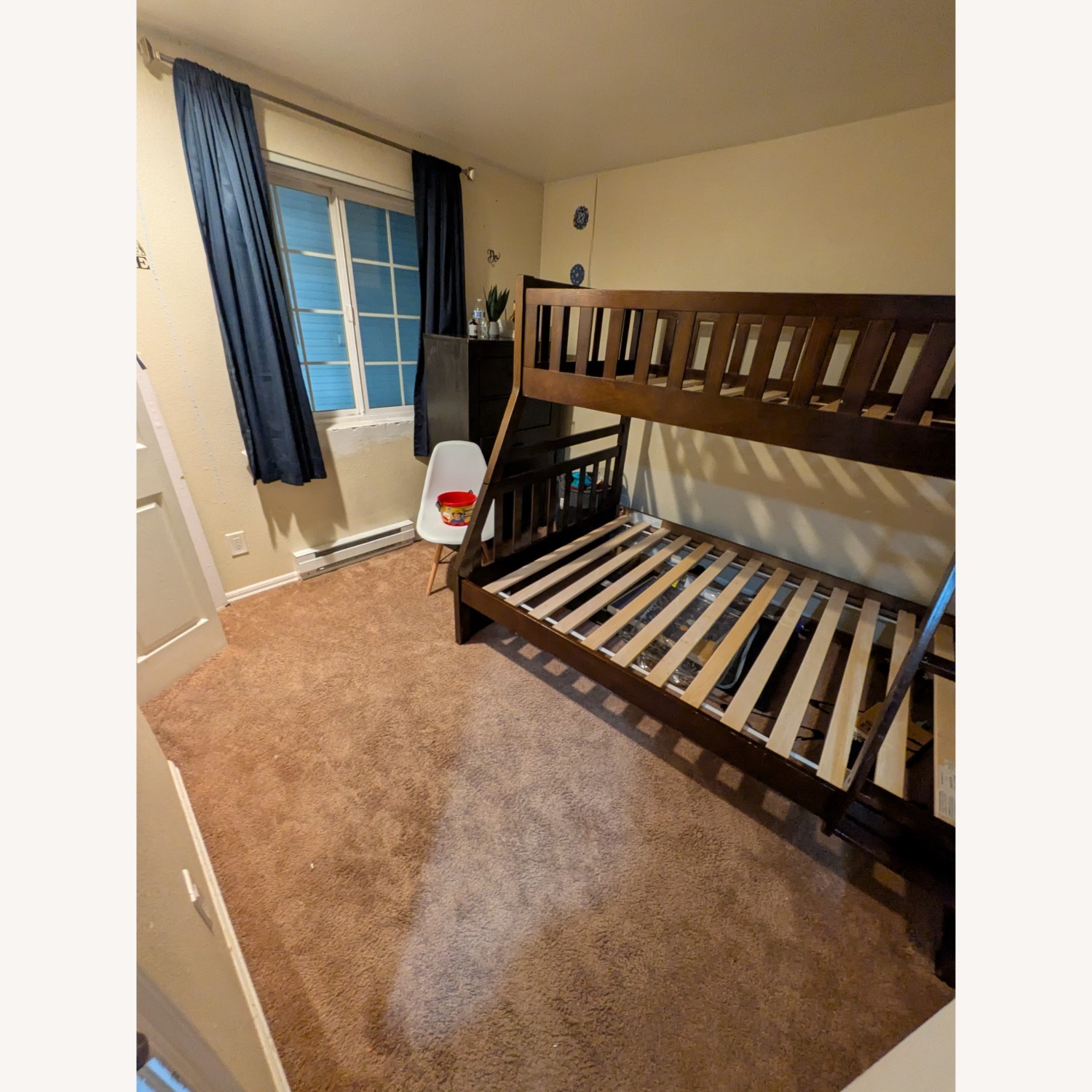 Ashley Furniture Dark Brown Wood Bunk Bed - image-2