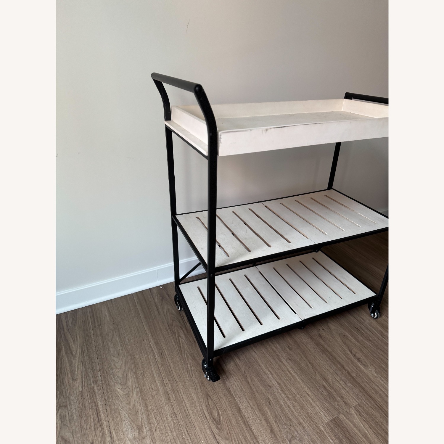 White Bar Cart - image-3