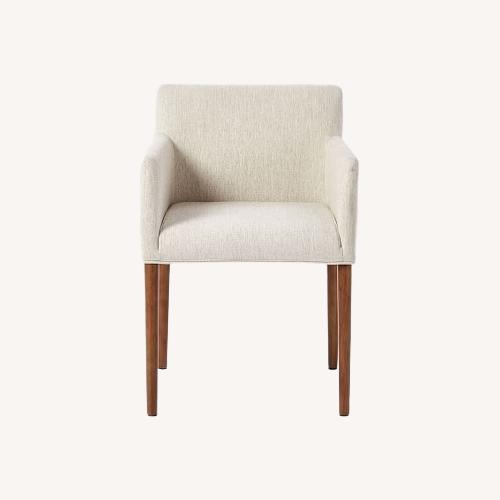Used West Elm Ellis Upholstered Dining Armchair for sale on AptDeco