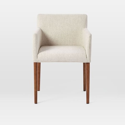 Used West Elm Ellis Upholstered Dining Armchair for sale on AptDeco