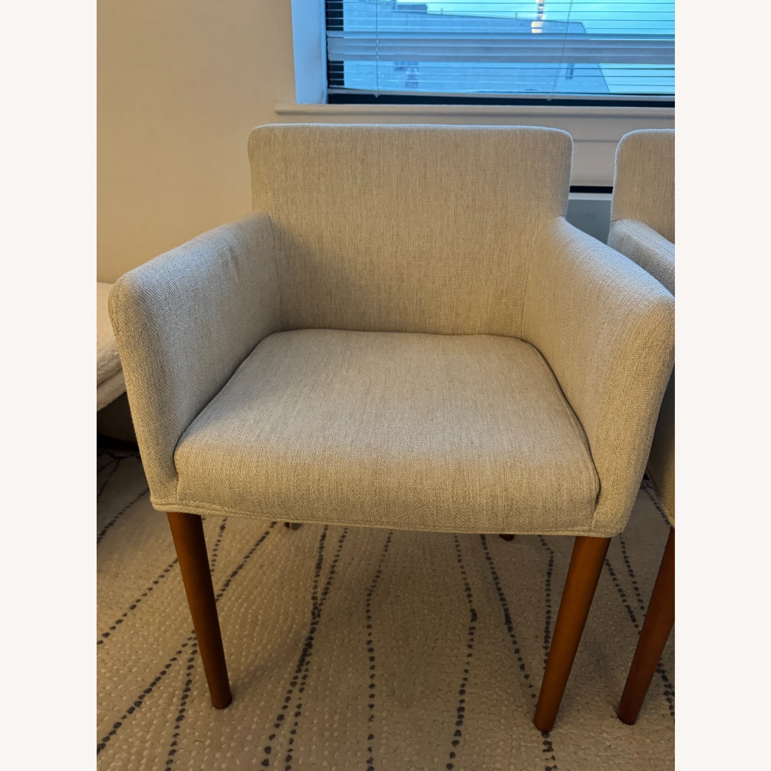 West Elm Ellis Upholstered Dining Armchair - image-5