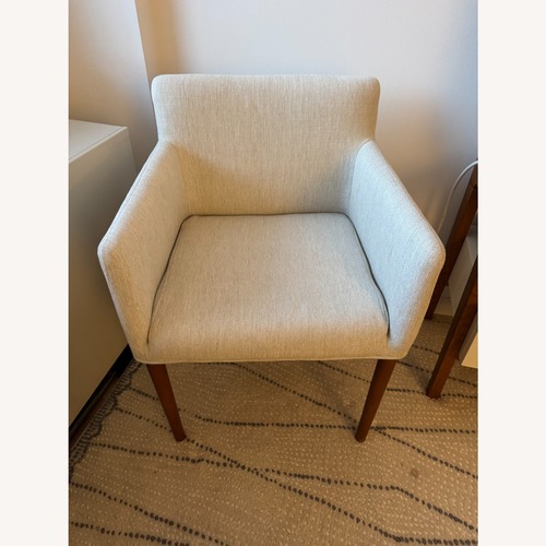 Used West Elm Ellis Upholstered Dining Armchair  for sale on AptDeco