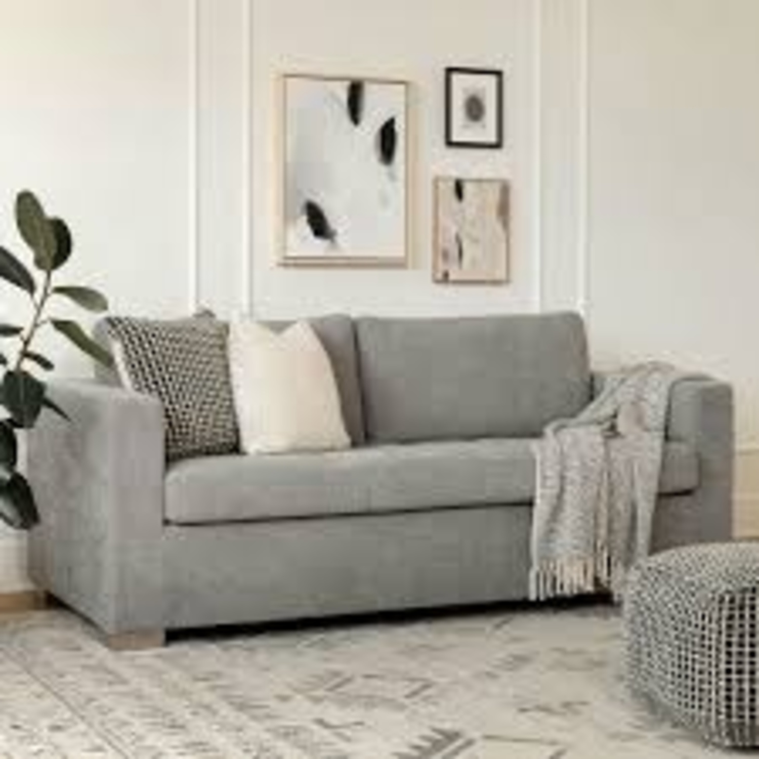 Article Soma Light Gray Fabric Sleeper Sofa - image-4